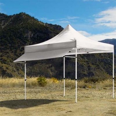 Tenda Plus 3x3 com Avançado sem Paredes - Branca