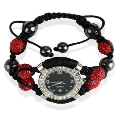 Relogio Shamballa + Colar Cristal