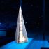 Pirâmide Est.Holograma Luzes LED  45cm – NA553