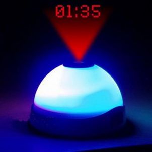 Relógio Despertador Projector c/ LED